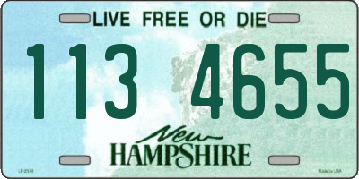 NH license plate 1134655