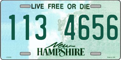 NH license plate 1134656