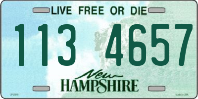 NH license plate 1134657