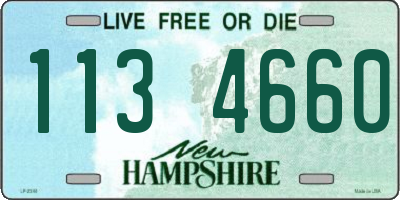 NH license plate 1134660