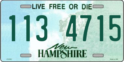 NH license plate 1134715