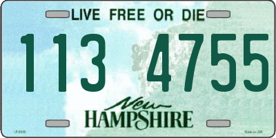 NH license plate 1134755