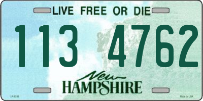 NH license plate 1134762