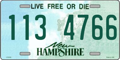 NH license plate 1134766