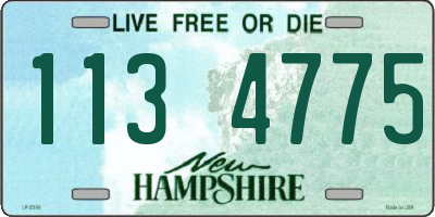 NH license plate 1134775