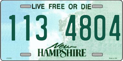 NH license plate 1134804