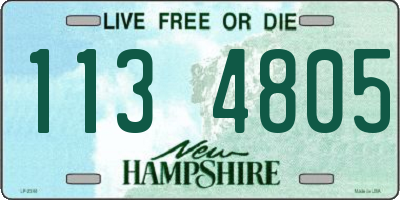 NH license plate 1134805