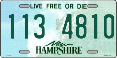 NH license plate 1134810