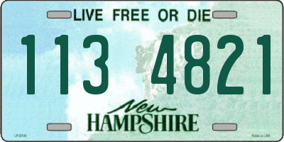 NH license plate 1134821