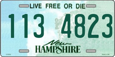 NH license plate 1134823