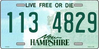 NH license plate 1134829