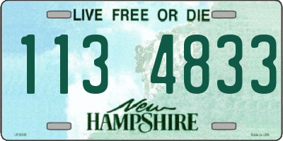 NH license plate 1134833