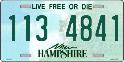 NH license plate 1134841