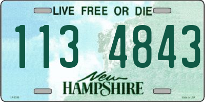 NH license plate 1134843