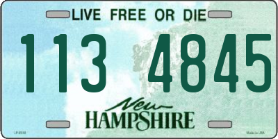 NH license plate 1134845