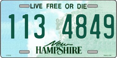 NH license plate 1134849