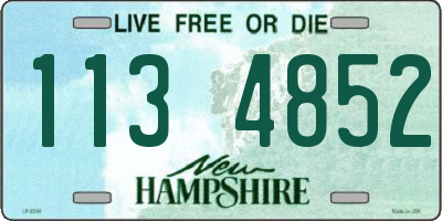 NH license plate 1134852