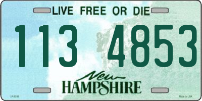 NH license plate 1134853