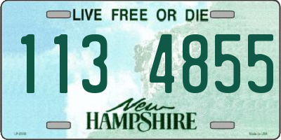 NH license plate 1134855