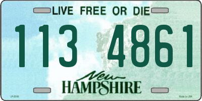 NH license plate 1134861