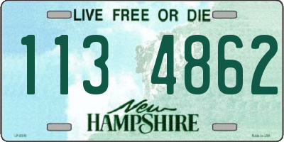NH license plate 1134862