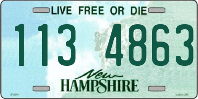 NH license plate 1134863