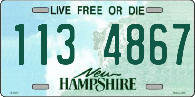NH license plate 1134867