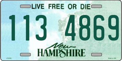NH license plate 1134869