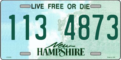 NH license plate 1134873