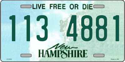 NH license plate 1134881