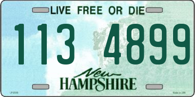 NH license plate 1134899