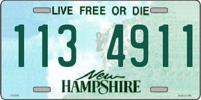 NH license plate 1134911