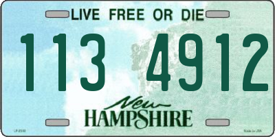 NH license plate 1134912