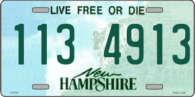 NH license plate 1134913