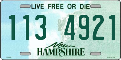 NH license plate 1134921