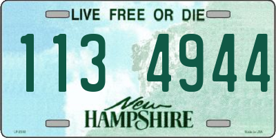 NH license plate 1134944