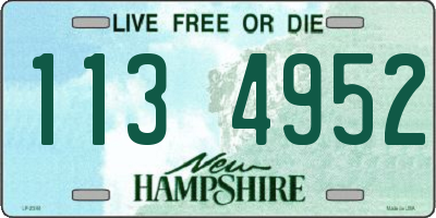 NH license plate 1134952