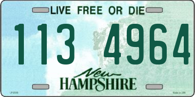 NH license plate 1134964