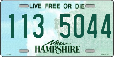 NH license plate 1135044