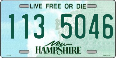 NH license plate 1135046