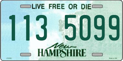 NH license plate 1135099