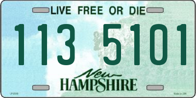 NH license plate 1135101