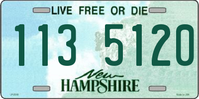 NH license plate 1135120