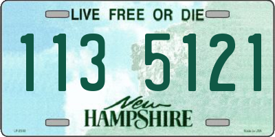 NH license plate 1135121