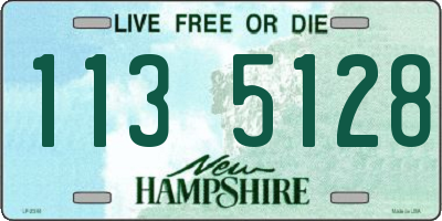 NH license plate 1135128