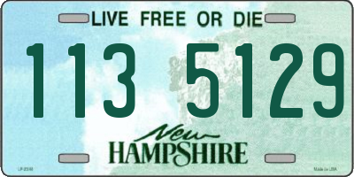 NH license plate 1135129