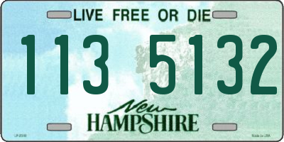 NH license plate 1135132