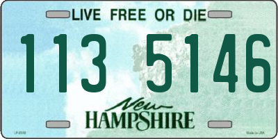 NH license plate 1135146