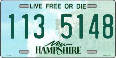 NH license plate 1135148