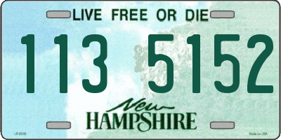 NH license plate 1135152